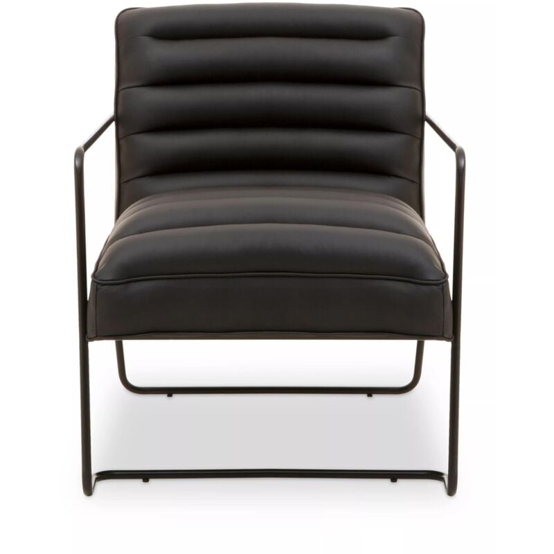 New Foundry Leather Chair - Premier Housewares