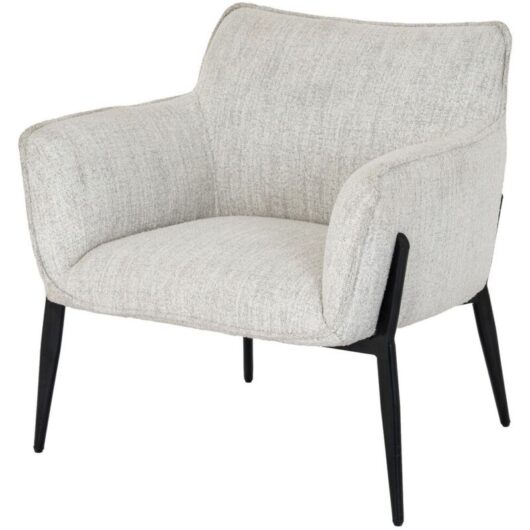 Zephra Indoor Occasional Chair - Metal - L67 x W79 x H78 cm - White